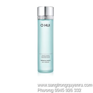 Nước hoa hồng dưỡng ẩm điều tiết dầu Ohui Miracle Aqua Skin Softener